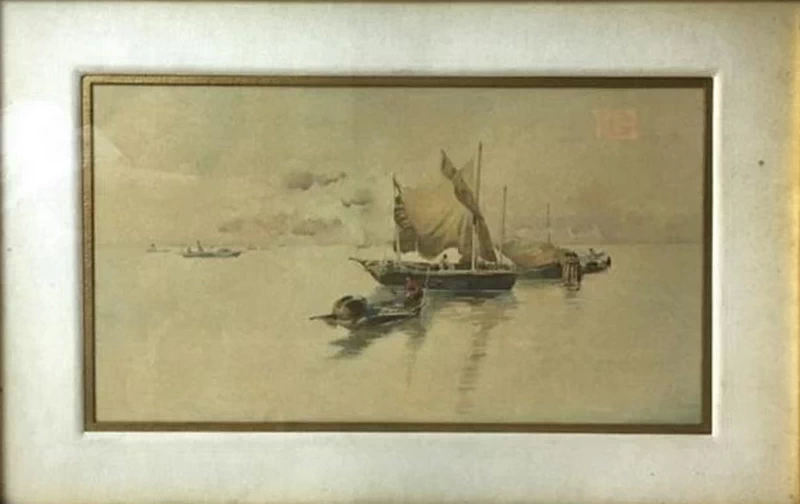 Barche in laguna veneta